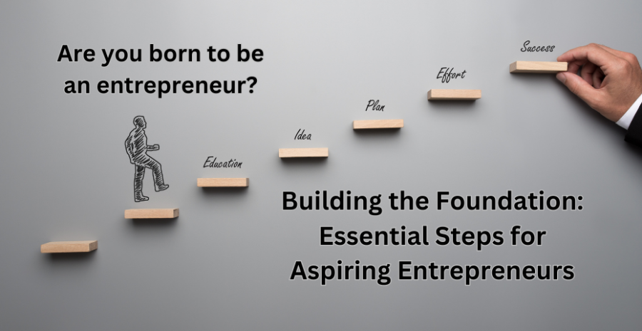 Building the Foundation: Essential Steps for Aspiring Entrepreneurs