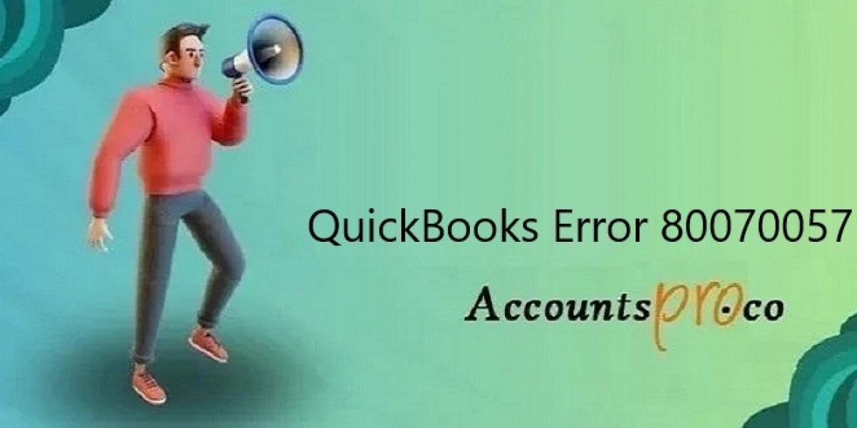 Fix QuickBooks Error 80070057 | Step-by-Step Solutions