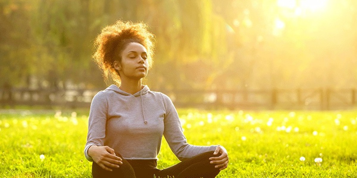 How does meditation improve overall well-being?