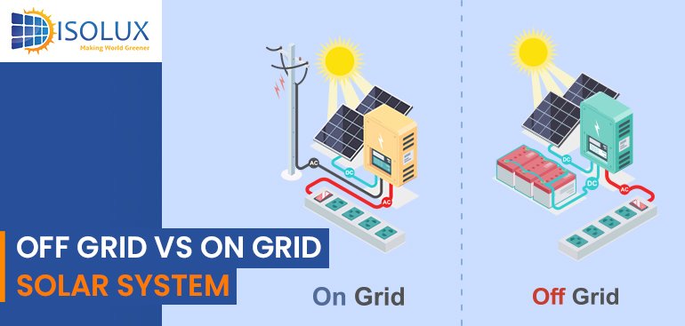 Off Grid Vs On Grid Solar System - Isolux Solar