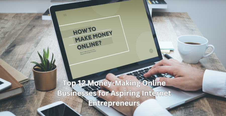 Top 12 Money-Making Online Businesses for Aspiring Internet Entrepreneurs