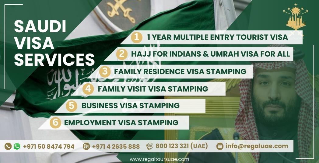 Saudi Visa for UAE Residents & Visa Stamping | Regal Tours