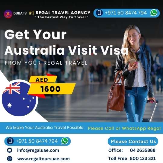 Australia Visa from Dubai for UAE Residents - Regal Tours