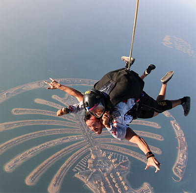 Skydive in Dubai | Experience Sky Diving With Guide | Book Now
