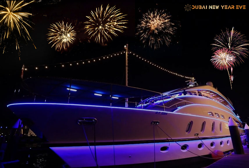 New Year Yacht Party Dubai 2025/2026, Beverages, Fireworks & More