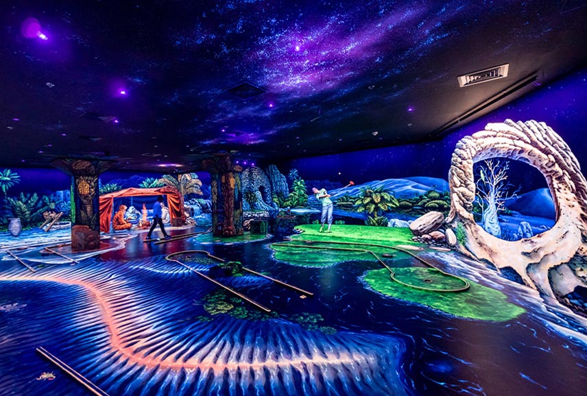 3D Blacklight Minigolf Dubai Tickets | Best Offers