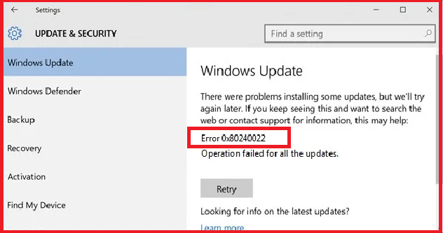 Quick ways to fix Windows Update Error Code 0x80240022 | by Leoodaniel | Jun, 2025 | Medium