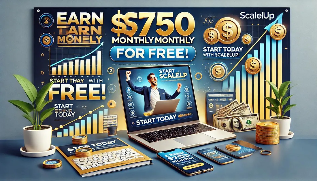 Do you want to earn $750 Monthly Free With scalelup | by Hnajet | Medium