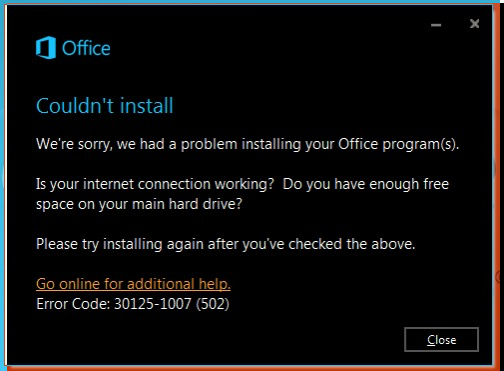 How to Fix Error code 30125–9 in Microsoft Office 2021/2019/365 | by Leoodaniel | Jun, 2025 | Medium