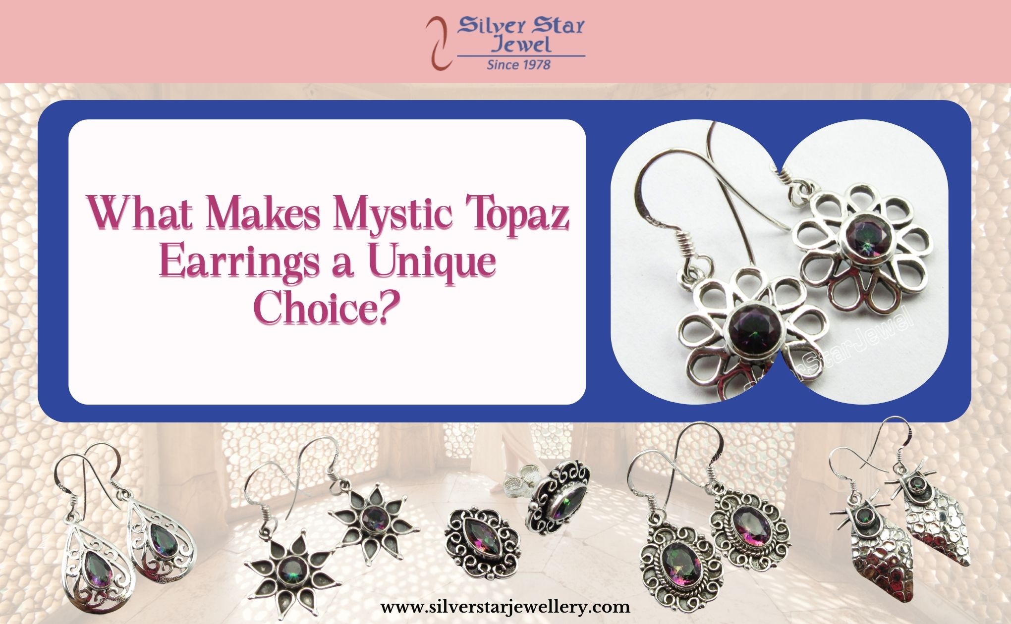 What Makes Mystic Topaz Earrings a Unique Choice?