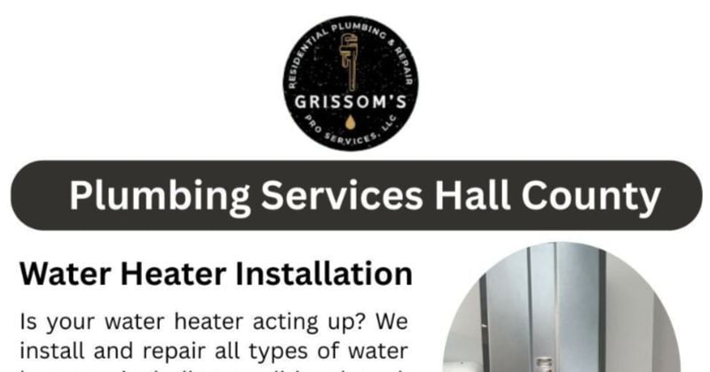 Plumbing Services Hall County