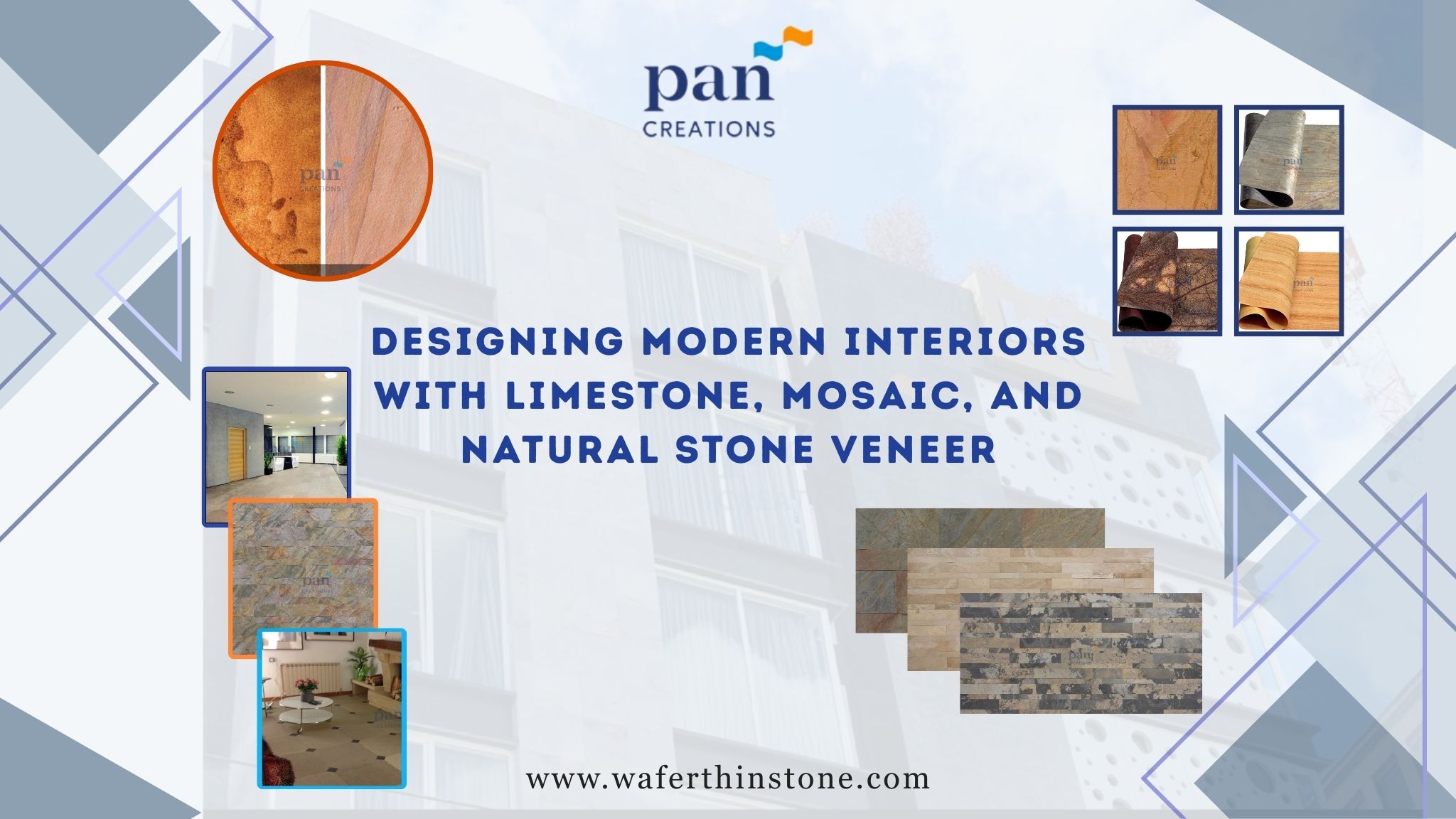 Designing Modern Interiors with Limestone, Mosaic, and Natural Stone Veneer
