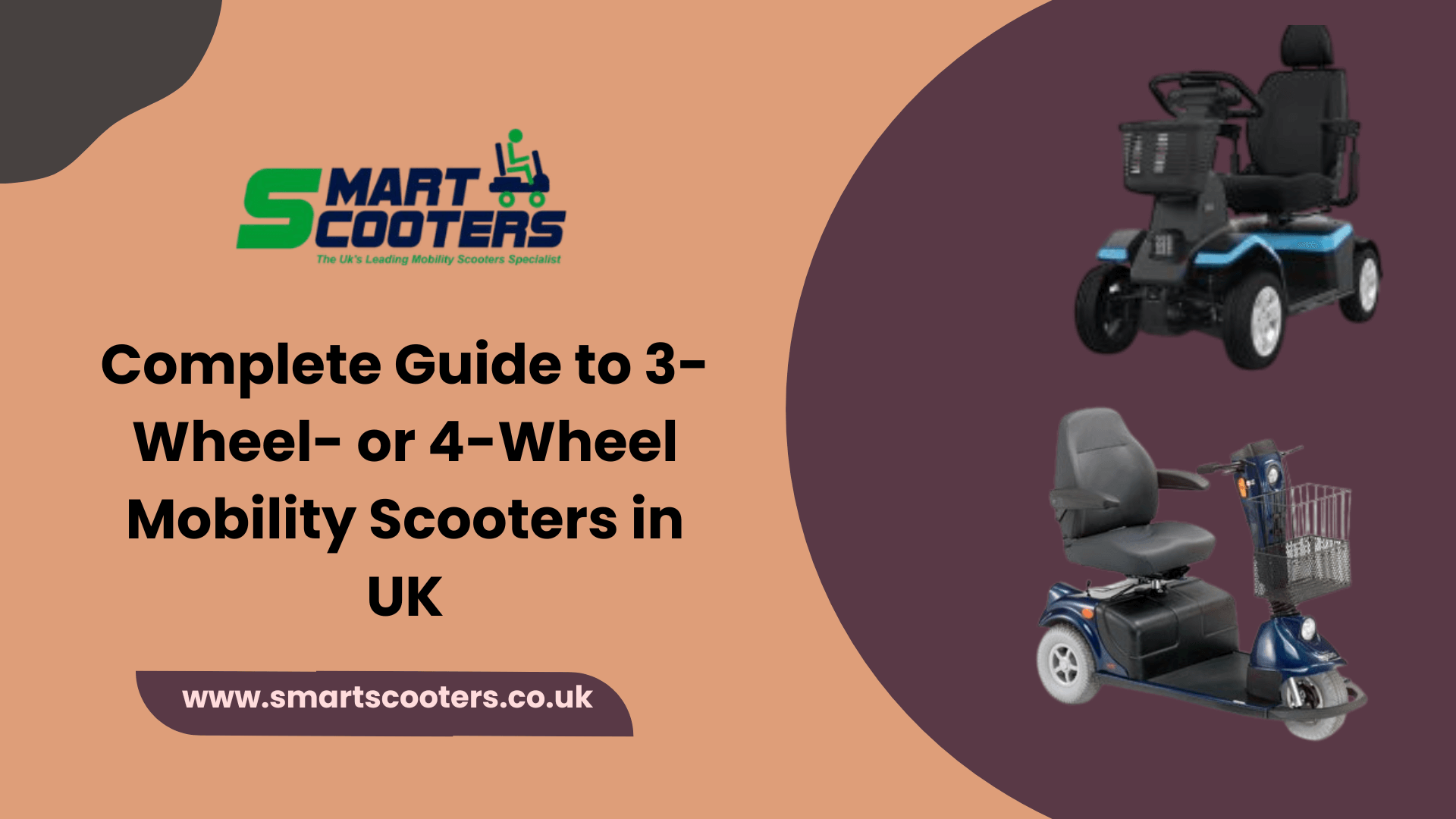 Complete Guide to 3-Wheel & 4-Wheel Mobility Scooters UK