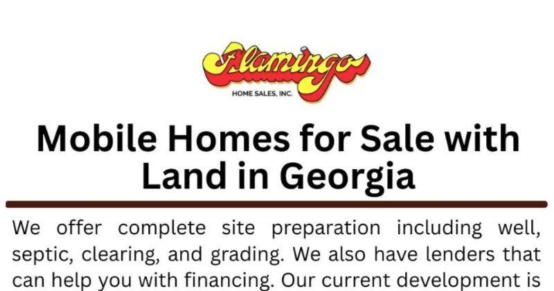 Mobile Homes for Sale with Land in Georgia