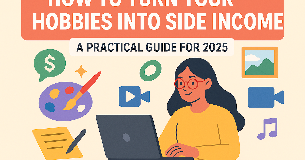 How to Turn Your Hobbies into Side Income: A Practical Guide for 2025