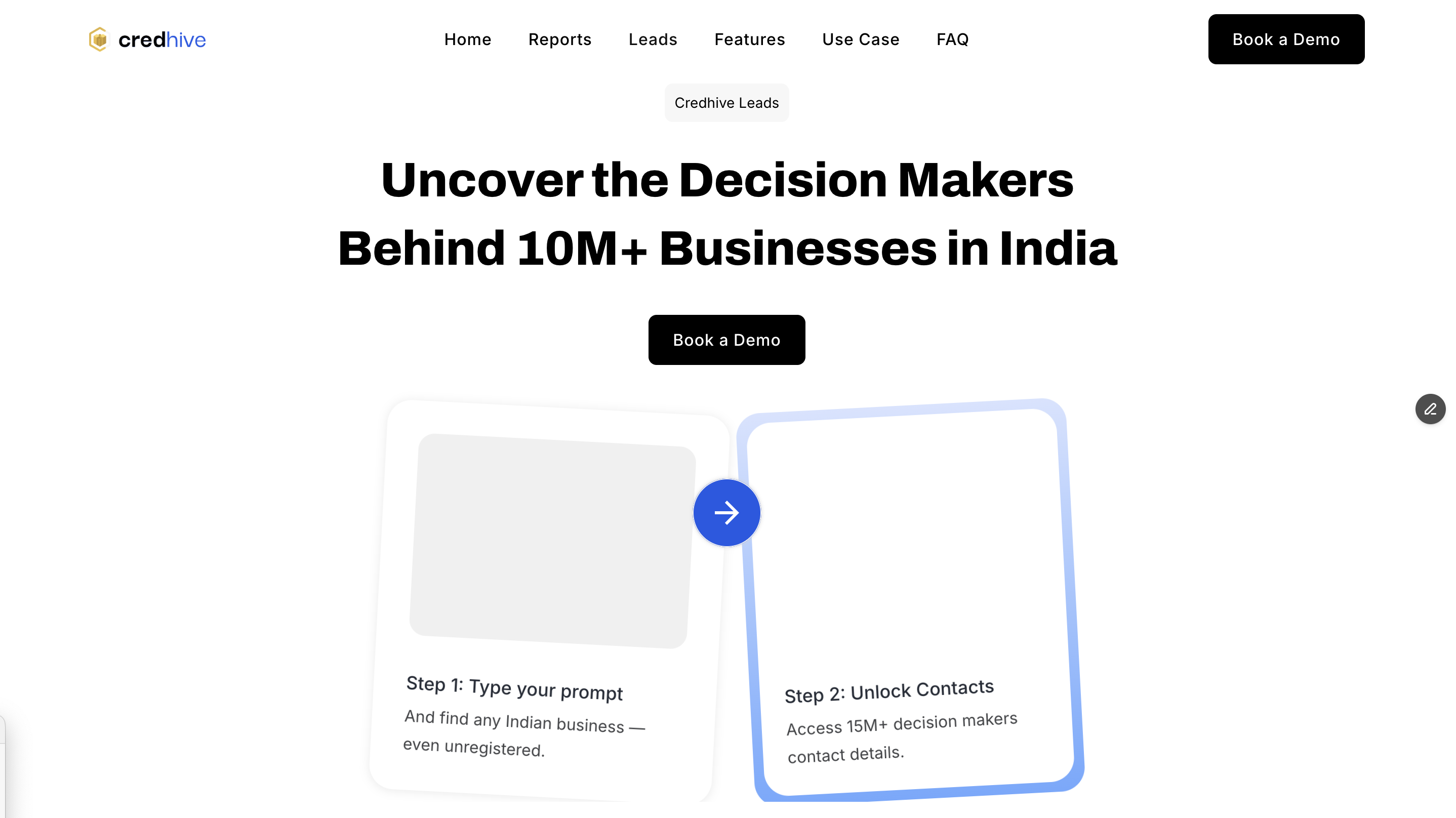 Business Contact Finder Tool for B2B Lead Generation | CredHive