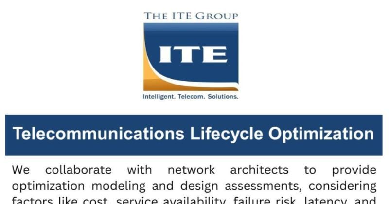 Telecommunications Lifecycle Optimization
