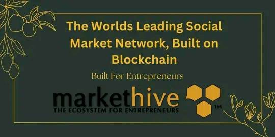 The Worlds Leading Social Market Network, Built on Blockchain. Built for Entrepreneurs
