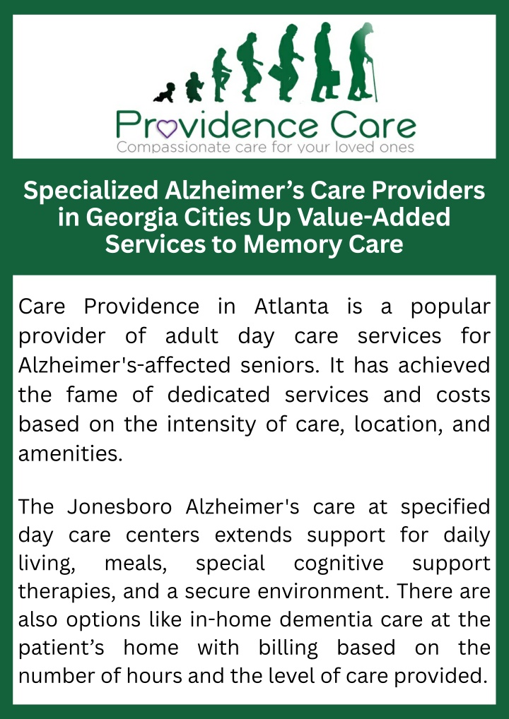 PPT - Specialized Alzheimer’s Care Providers in Georgia Cities Up Value-Added Services to Memory Care PowerPoint Presentation - ID:14606783
