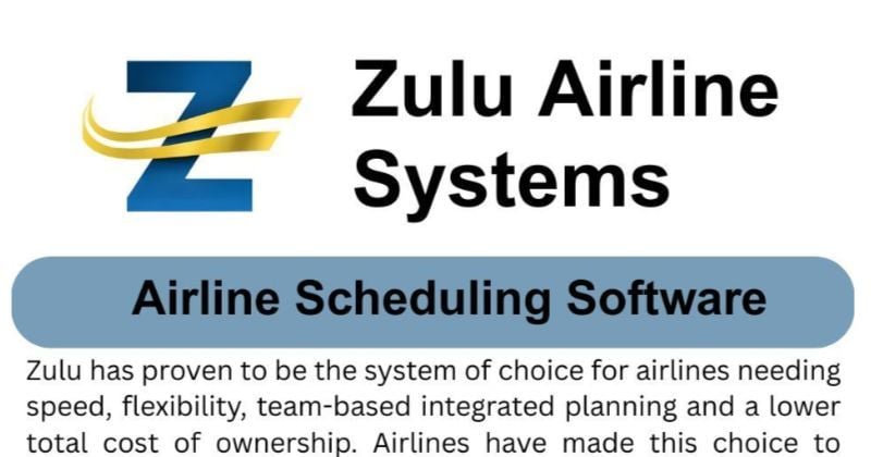 Airline Scheduling Software