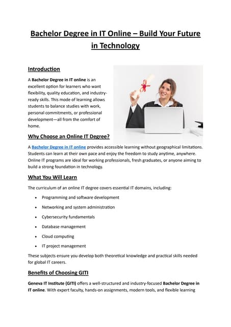 Bachelor Degree in IT Online by Geneva IT Institute (GITI).pdf