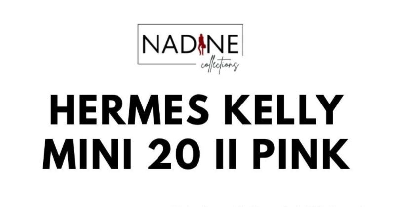 HERMES Kelly Mini 20 II Pink