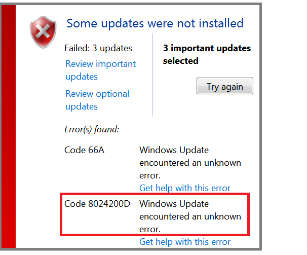 Error Code 8024200d When You Update Windows 10/11