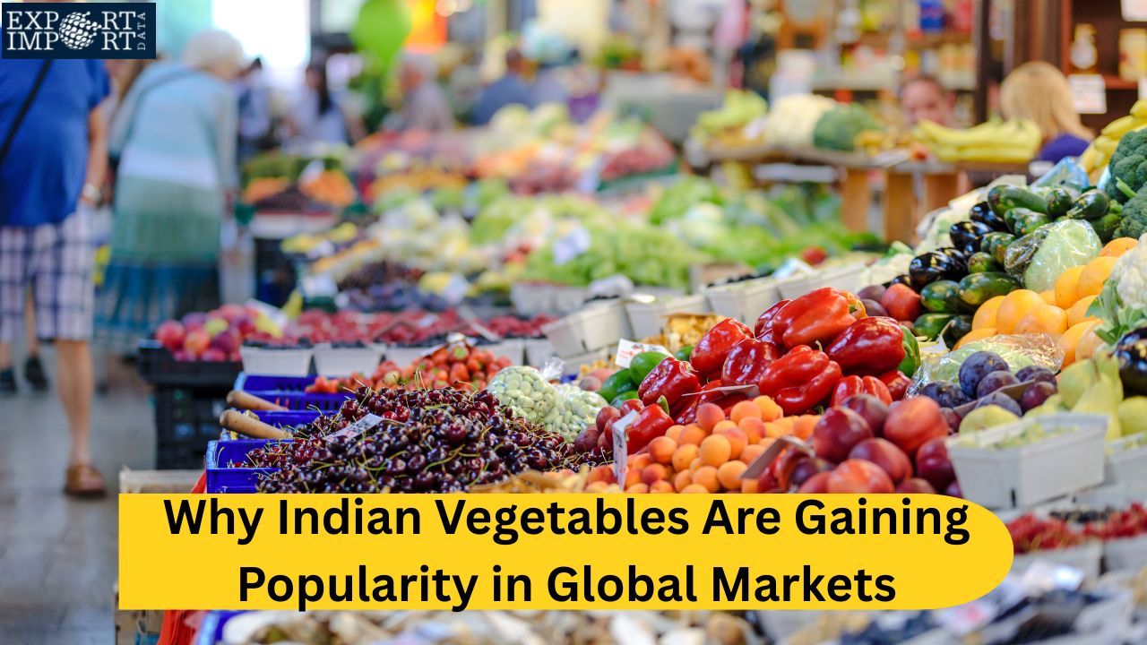 Export Import Data Solutions — Why Indian Vegetables Are Gaining Popularity in...
