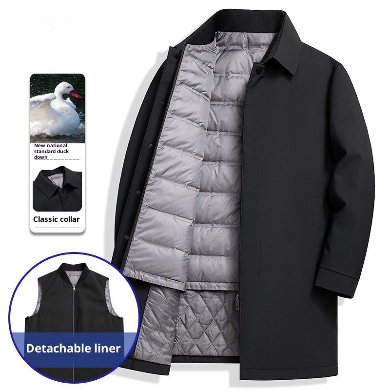 Men’s White Duck Down Jacket for Winter Season | Naysan