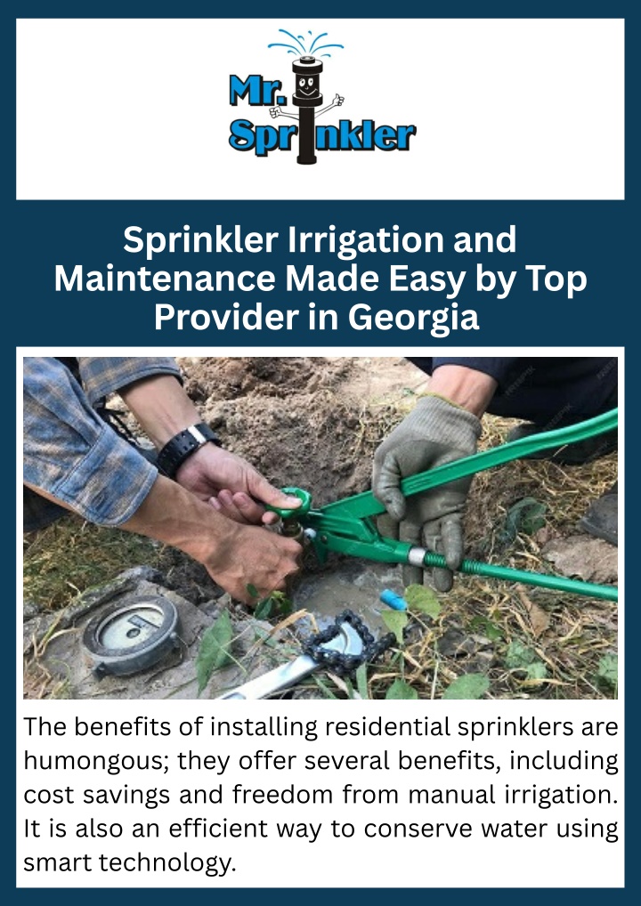 PPT - Sprinkler Irrigation and Maintenance Made Easy by Top Provider in Georgia PowerPoint Presentation - ID:14690638