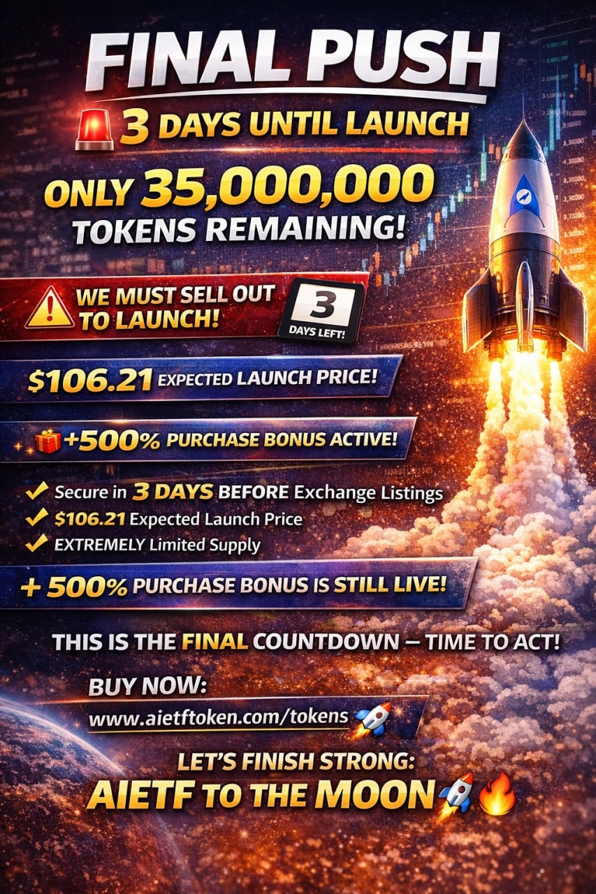 idibaliban75 - ? FINAL PUSH – 3 DAYS UNTIL LAUNCH ?  We are...