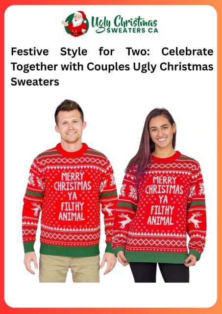 Festive Style for Two Celebrate Together with Couples Ugly Christmas Sweaters.pdf