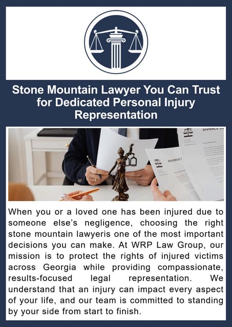 Stone Mountain Lawyer You Can Trust for Dedicated Personal Injury Representation.pdf