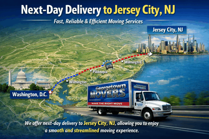 Long Distance Movers To Jersey City, NJ From DC, VA & MD