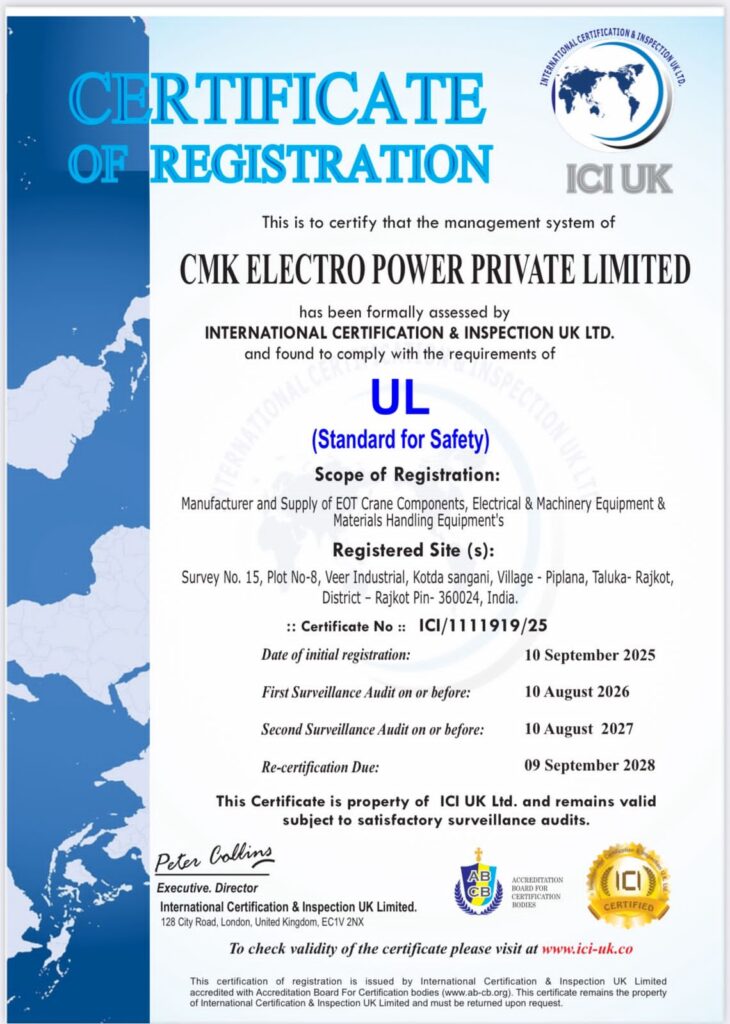 Master Controller for EOT Cranes & Rolling Mills | CMK INDIA