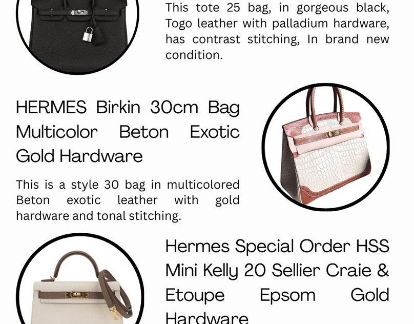 HERMES Birkin 25 Black Togo