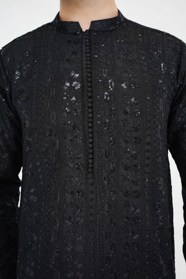 The Timeless Allure of the Black Raw Silk Kurta Pajama: A Style...