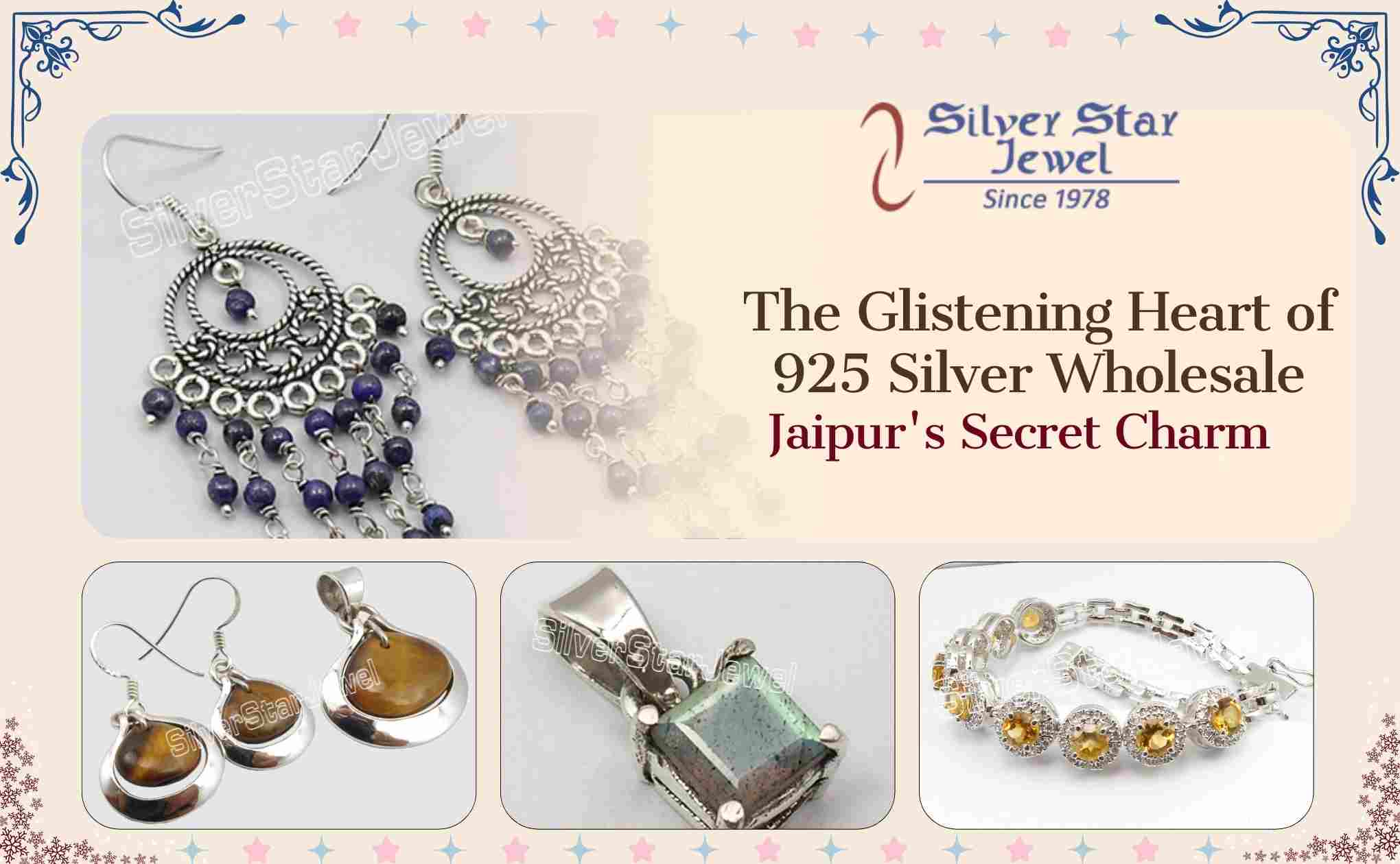 The Glistening Heart of 925 Silver Wholesale: Jaipur’s Secret Charm