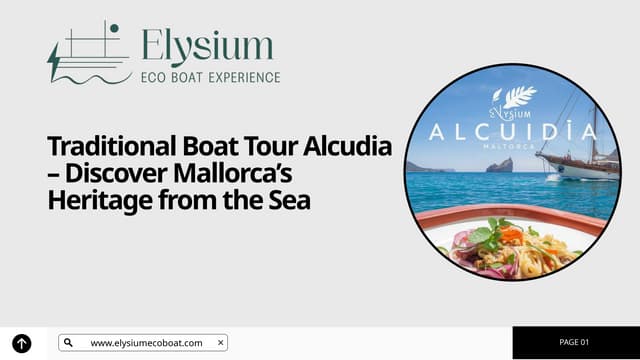 Traditional Boat Tour Alcudia – Discover Mallorca’s Heritage from the Sea.pptx