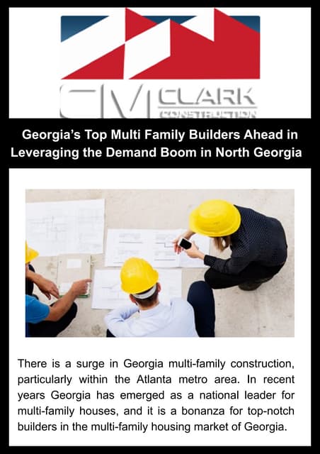 Georgia’s Top Multi Family Builders Ahead in Leveraging the Demand Boom in North Georgia.pdf