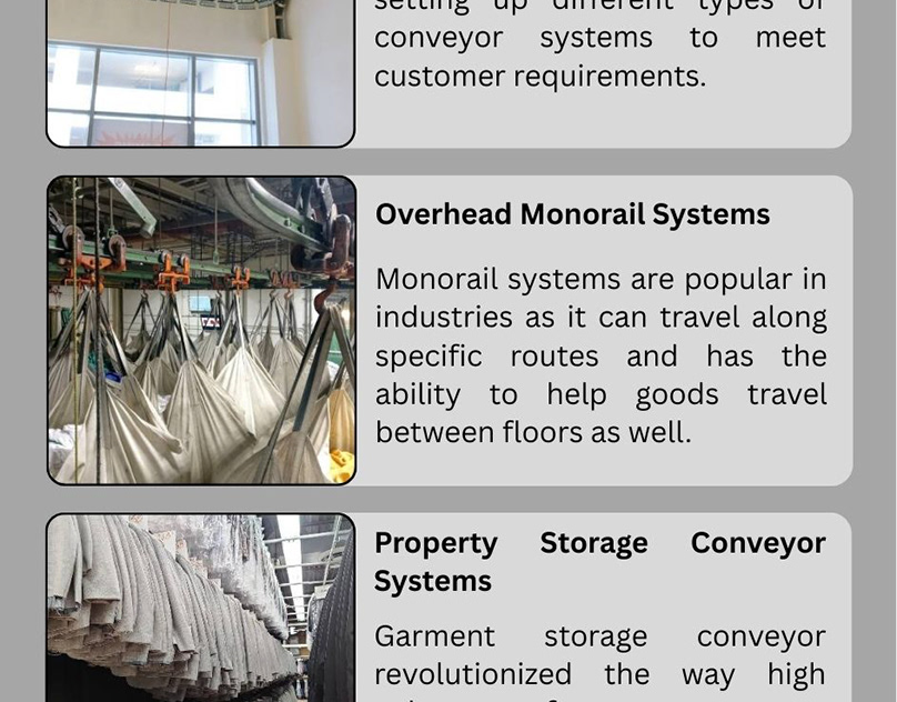 Overhead Enclosed Track Conveyor