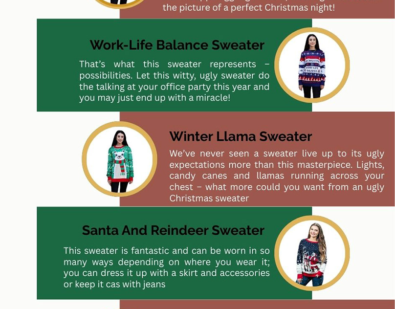 Womens Ugly Christmas Sweater