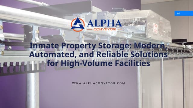 Inmate Property Storage Modern, Automated, and Reliable Solutions for High-Volume Facilities | PPTX