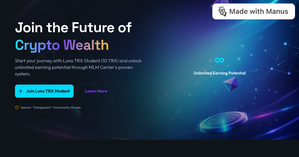 MLM Center - Luna TRX & Nova Promotion