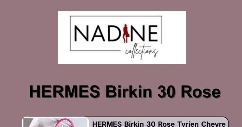 HERMES Birkin 30 Rose