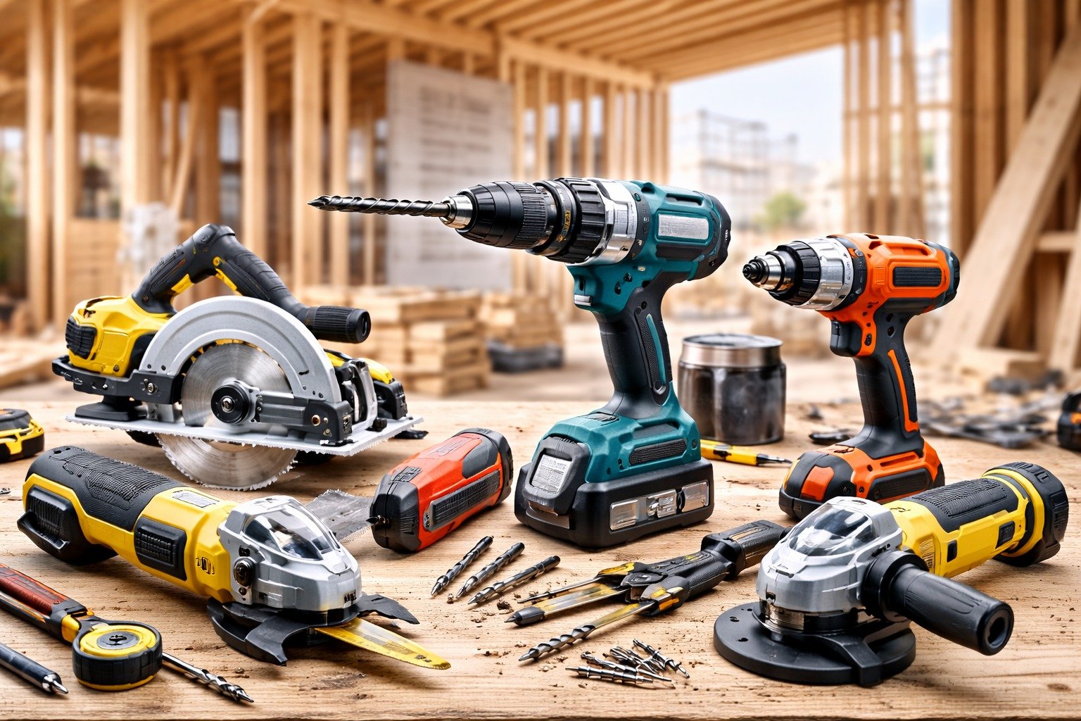 Top Power Tools for Construction Projects from Oddessey Power Tools