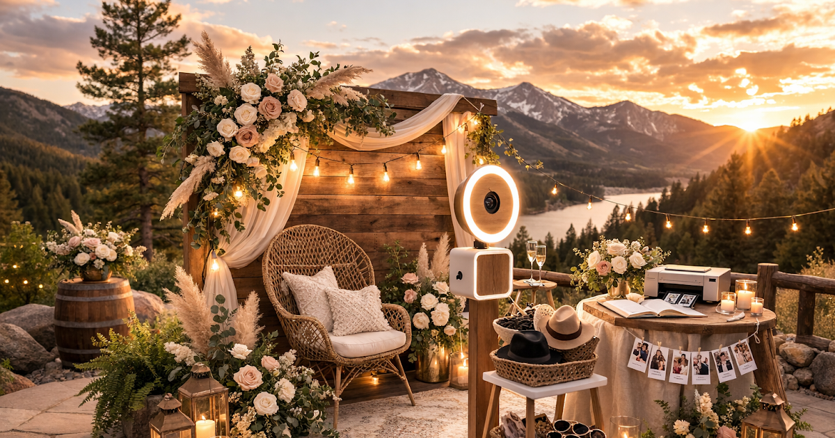 Creative Photo Booth Ideas for Outdoor Colorado Mountain Weddings